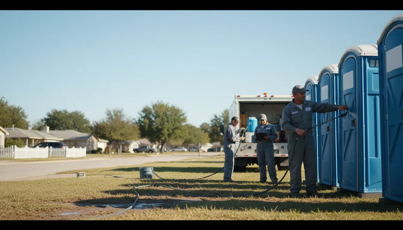 Long-Term Portable Toilet Rental in Oak Hill, AL near me